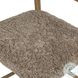 Glenmore Smoked Oak and Taupe Shearling Counter Height Stool