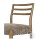 Glenmore Smoked Oak and Taupe Shearling Counter Height Stool
