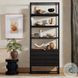 Kelby Gunmetal 2 Door Bookcase