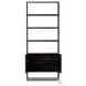 Kelby Gunmetal 2 Door Bookcase