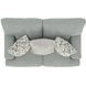 Brett Lotus Loveseat with Cuddler Cushions