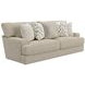 Brett Honey 93" Sofa with Cuddler Cushions