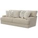 Brett Honey 93" Sofa with Cuddler Cushions