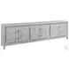 Signature Designs Light Gray And White Bone Elation Long TV Stand