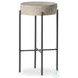 Nocona Black and White Speckled Hide Bar Stool