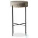 Nocona Black and White Speckled Hide Bar Stool