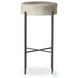 Nocona Black and White Speckled Hide Bar Stool