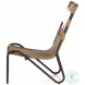 Tegan Bronze And Faux Dark Hyacinth Outdoor Chair