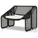 Selma Faux Black Hyacinth Outdoor Chair