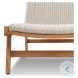 Delano Natural Teak Outdoor Chaise