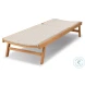 Delano Natural Teak Outdoor Chaise