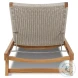 Delano Natural Teak Outdoor Chaise