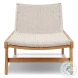 Delano Natural Teak Outdoor Chaise