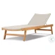 Delano Natural Teak Outdoor Chaise