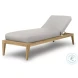 Amaya Royal Taupe Outdoor Adjustable Chaise Lounge