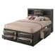 Ireland Gray Oak King Storage Platform Bed