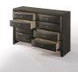 Ireland Gray Oak 8 Drawer Dresser