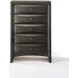 Ireland Gray Oak 5 Drawer Chest