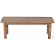 Bodhi Golden Brown Solid Wood Bench