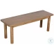 Bodhi Golden Brown Solid Wood Bench