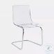 Urban Archive Transparent Clarity Performance Fabric Dining Chair Set Of 2