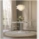 Rowan White Marble 42" Round Pedestal Dining Table