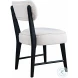 Wes Black Upholstery Dining Chair Set Of 2