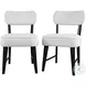 Wes Black Upholstery Dining Chair Set Of 2