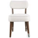 Wes Walnut Upholstery Dining Chair Set Of 2