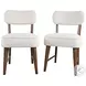 Wes Walnut Upholstery Dining Chair Set Of 2