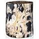 Kos Light Petrified Wood Round End Table