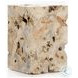 Faydon Romano Fosse Travertine End Table
