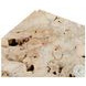 Faydon Romano Fosse Travertine End Table