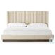 Montgomery Thames Cream Performance Fabric King Upholstered Bed