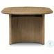Paden Worn Oak Veneer 51" Oval Occassional Table Set