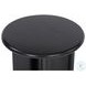 Paden Aged Black Acacia Round End Table