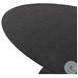 Simone Raw Black Oval Coffee Table