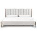 Emma Knoll Sand Performance Fabric King Upholstered Bed