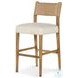 Ferris Thames Cream Performance Fabric Bar Stool