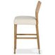 Ferris Thames Cream Performance Fabric Bar Stool