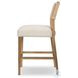Ferris Thames Cream Performance Fabric Counter Height Stool