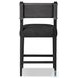 Ferris Gibson Black Performance Fabric Counter Height Stool