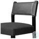 Ferris Gibson Black Performance Fabric Counter Height Stool