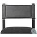 Ferris Gibson Black Performance Fabric Bar Stool