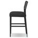 Ferris Gibson Black Performance Fabric Bar Stool