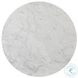Toli Italian White Marble Round End Table