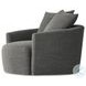 Chloe Gibson Smoke Performance Fabric Swivel Chair