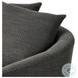 Chloe Gibson Smoke Performance Fabric Swivel Chair