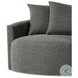 Chloe Gibson Smoke Performance Fabric Swivel Chair