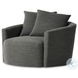 Chloe Gibson Smoke Performance Fabric Swivel Chair